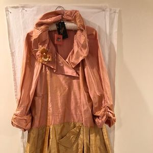 Lee Andersen Corona Coat/ Corsage Shrimp/ Honey